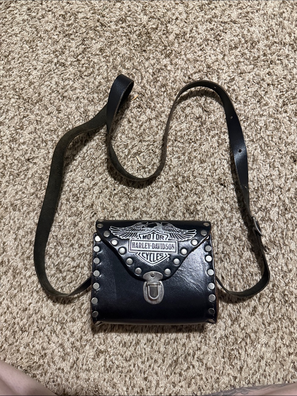 Vintage Harley Davidson bag